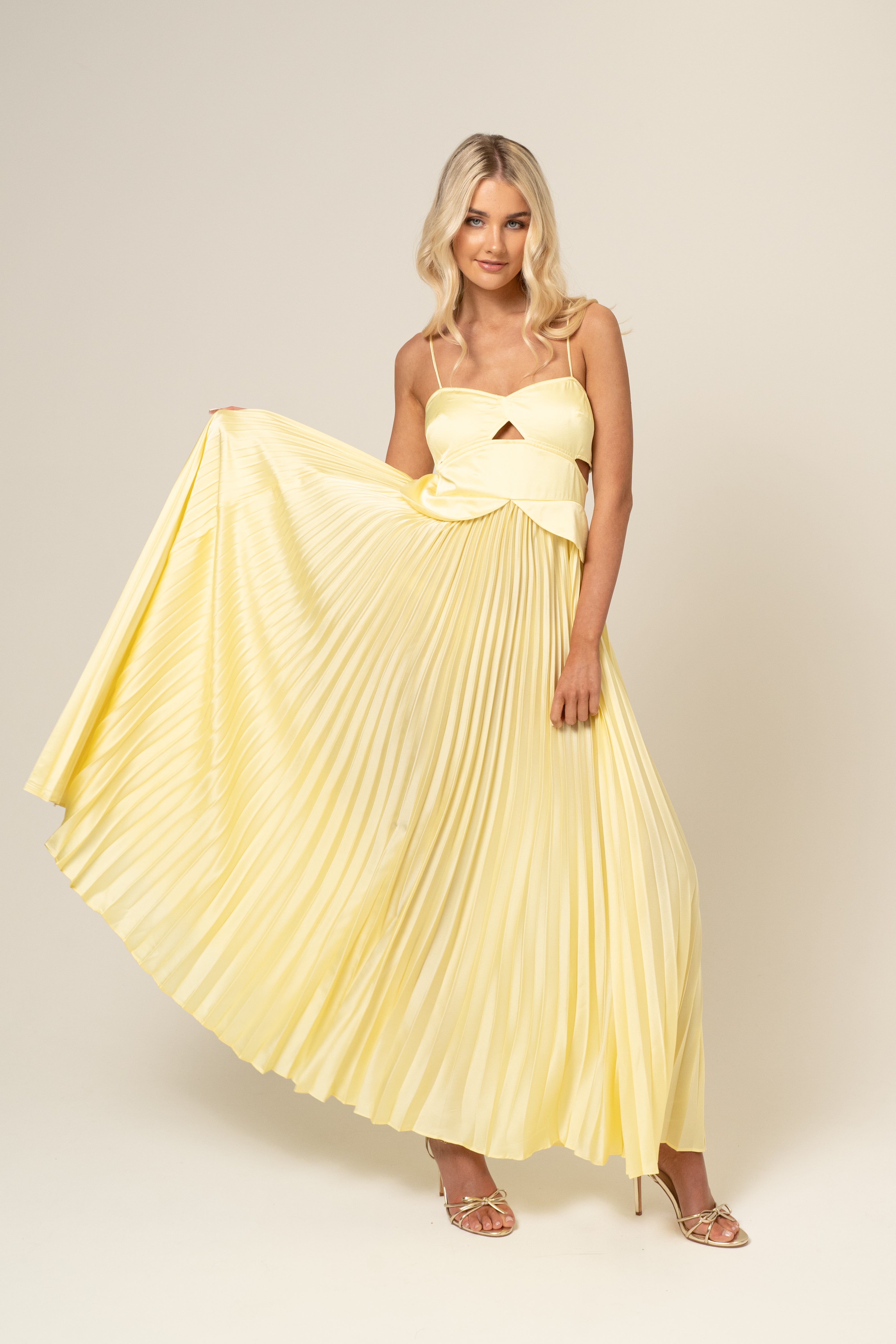 April Vintage Glam Midi Dress