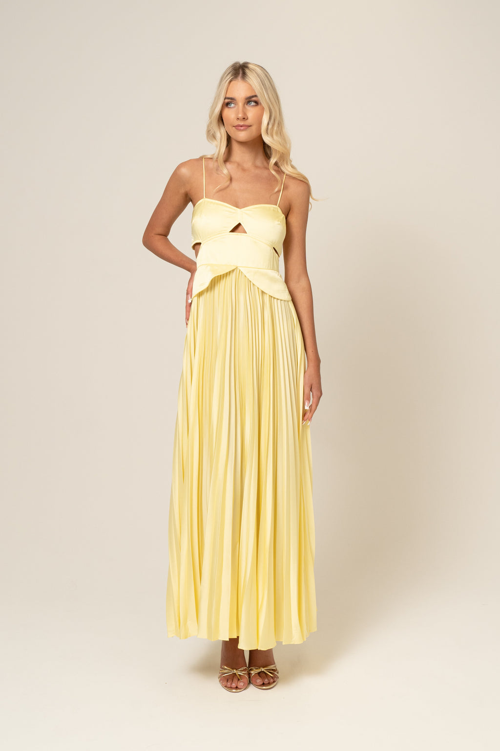 April Vintage Glam Midi Dress