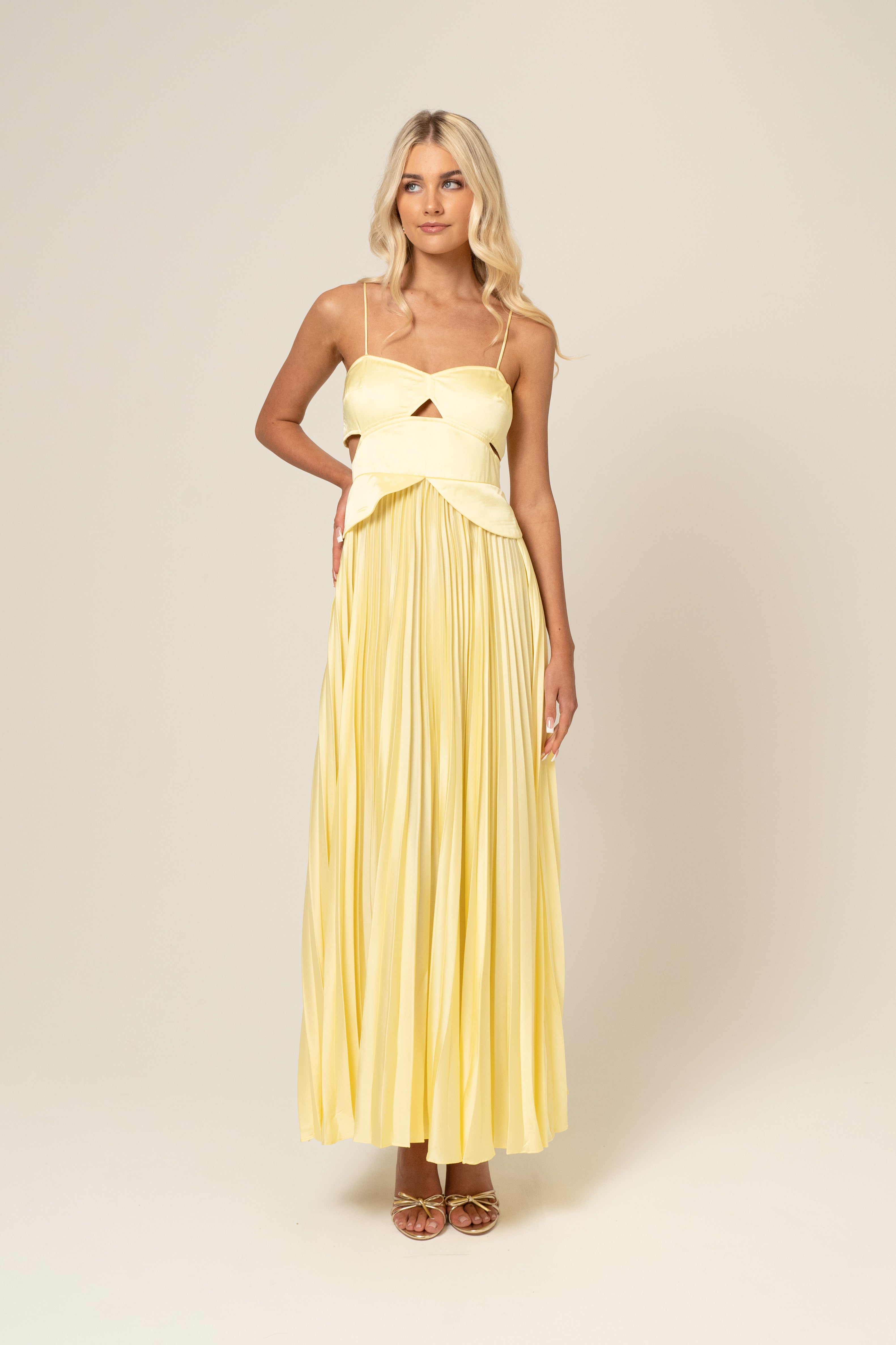 April Vintage Glam Midi Dress