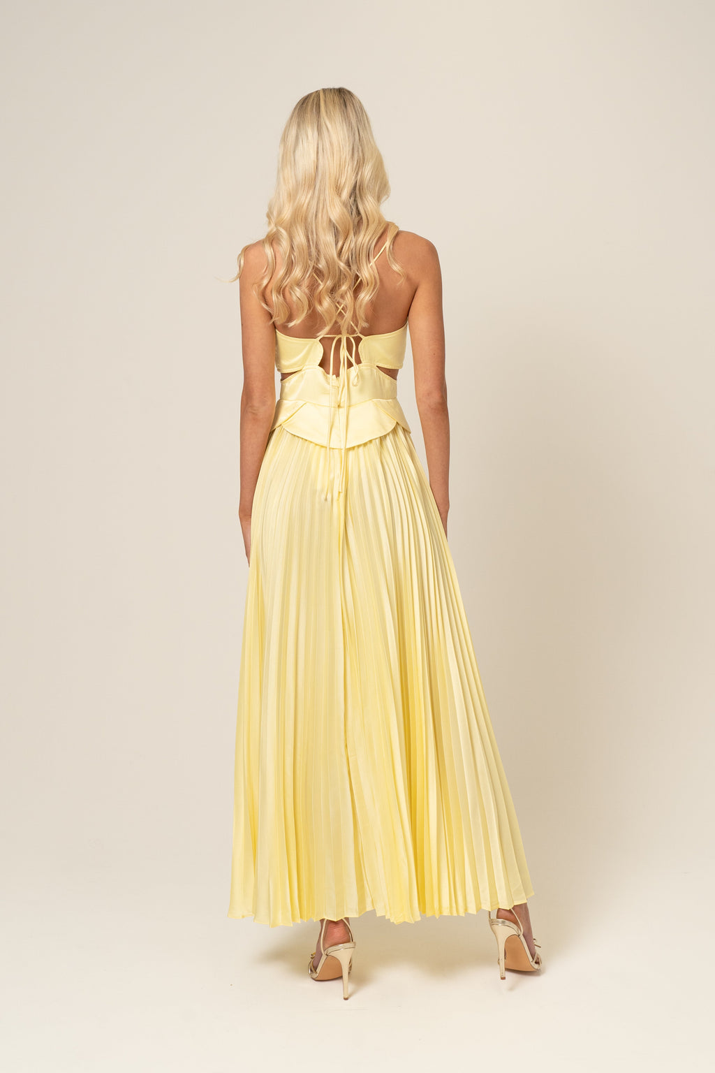 April Vintage Glam Midi Dress