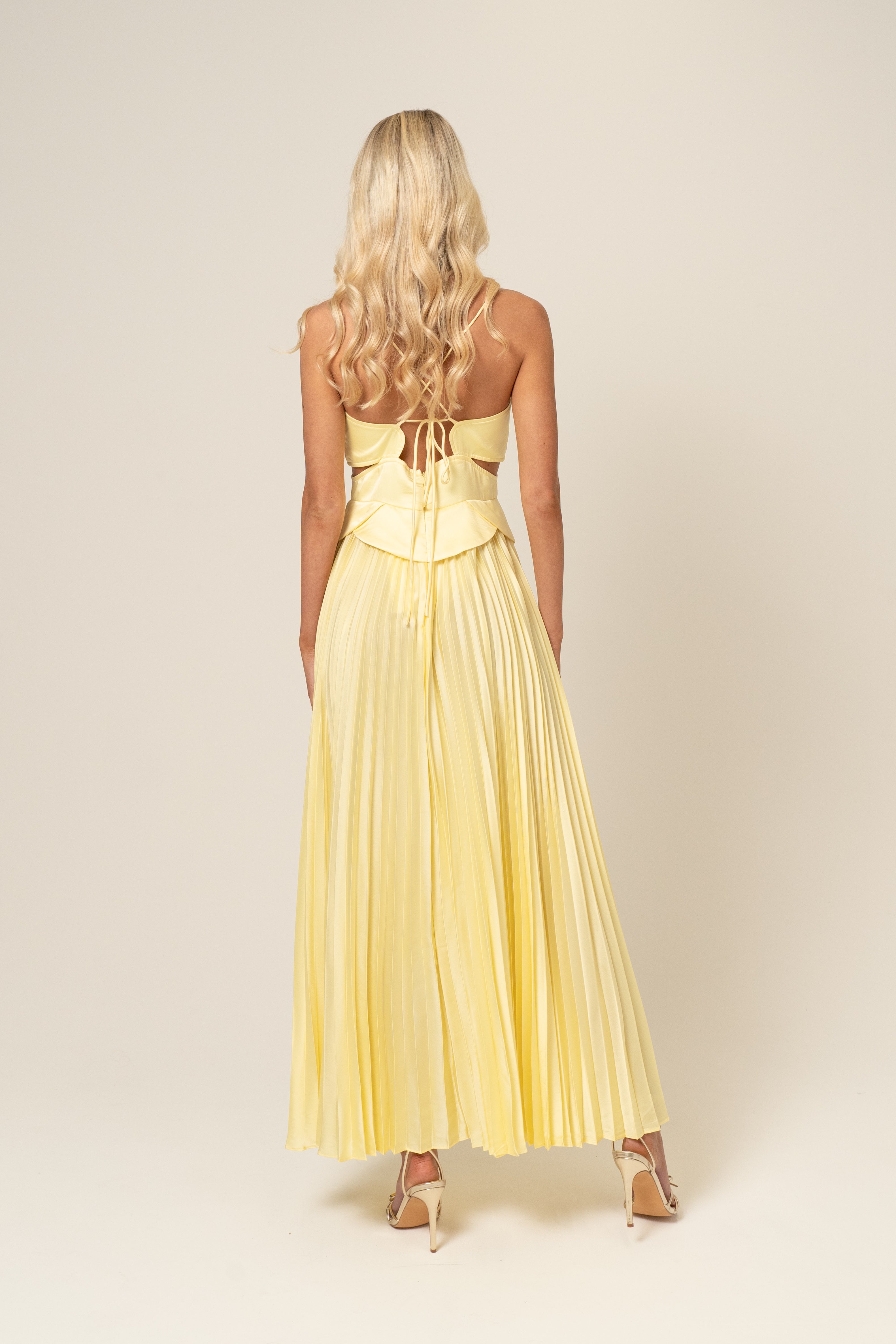 April Vintage Glam Midi Dress