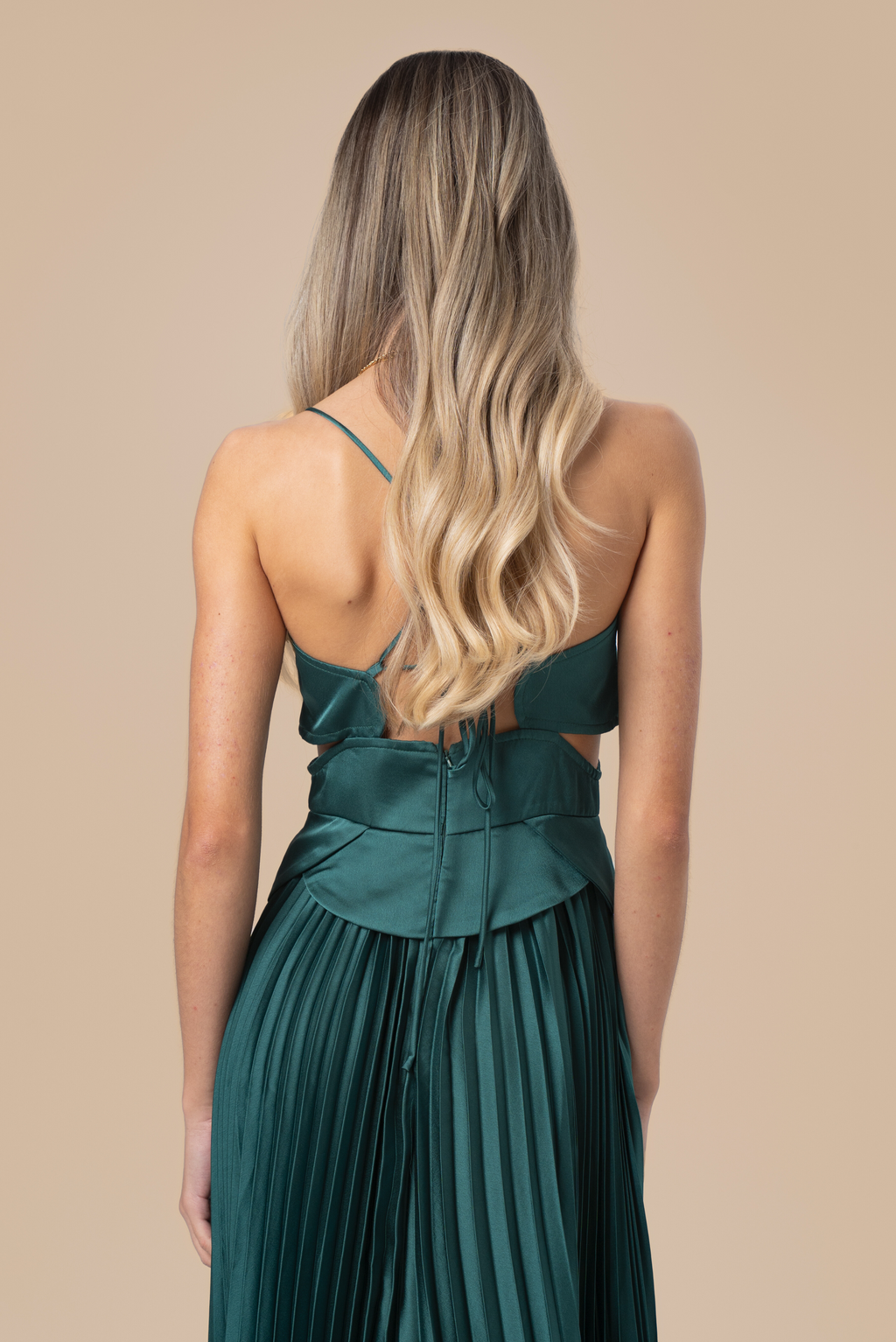 April Vintage Glam Midi Dress