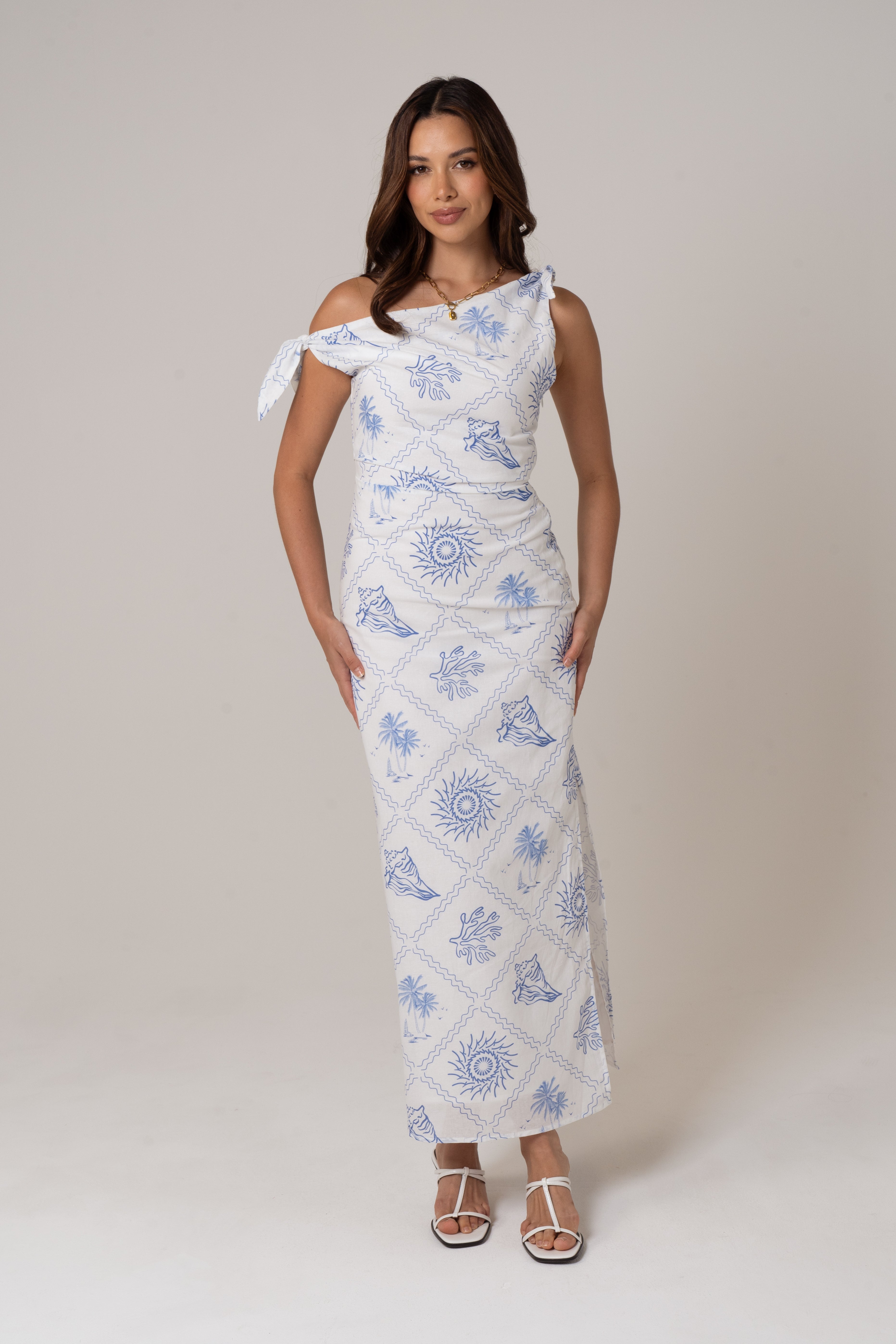 Ashley Drop Shoulder Midi Dress