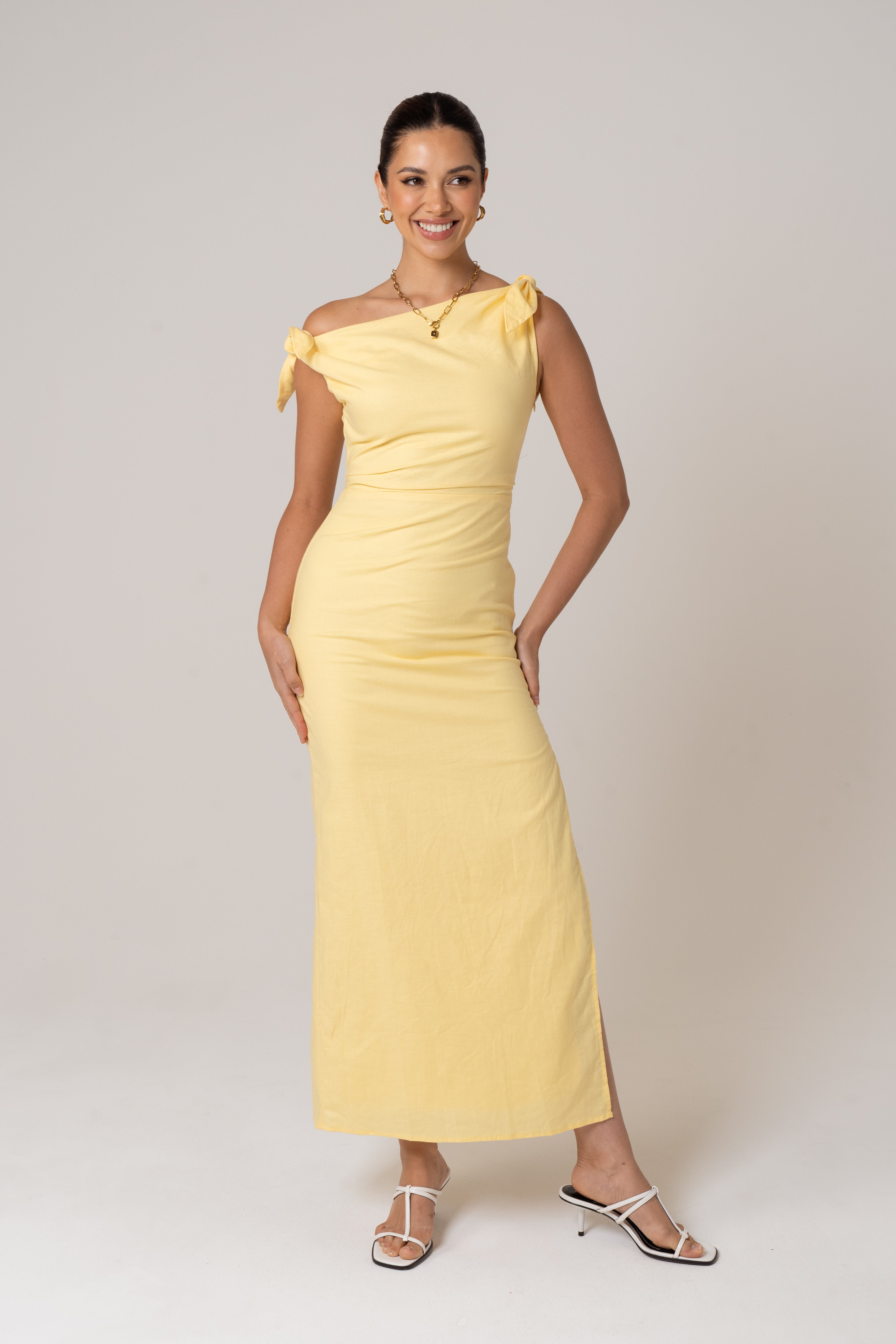 Ashley Drop Shoulder Midi Dress