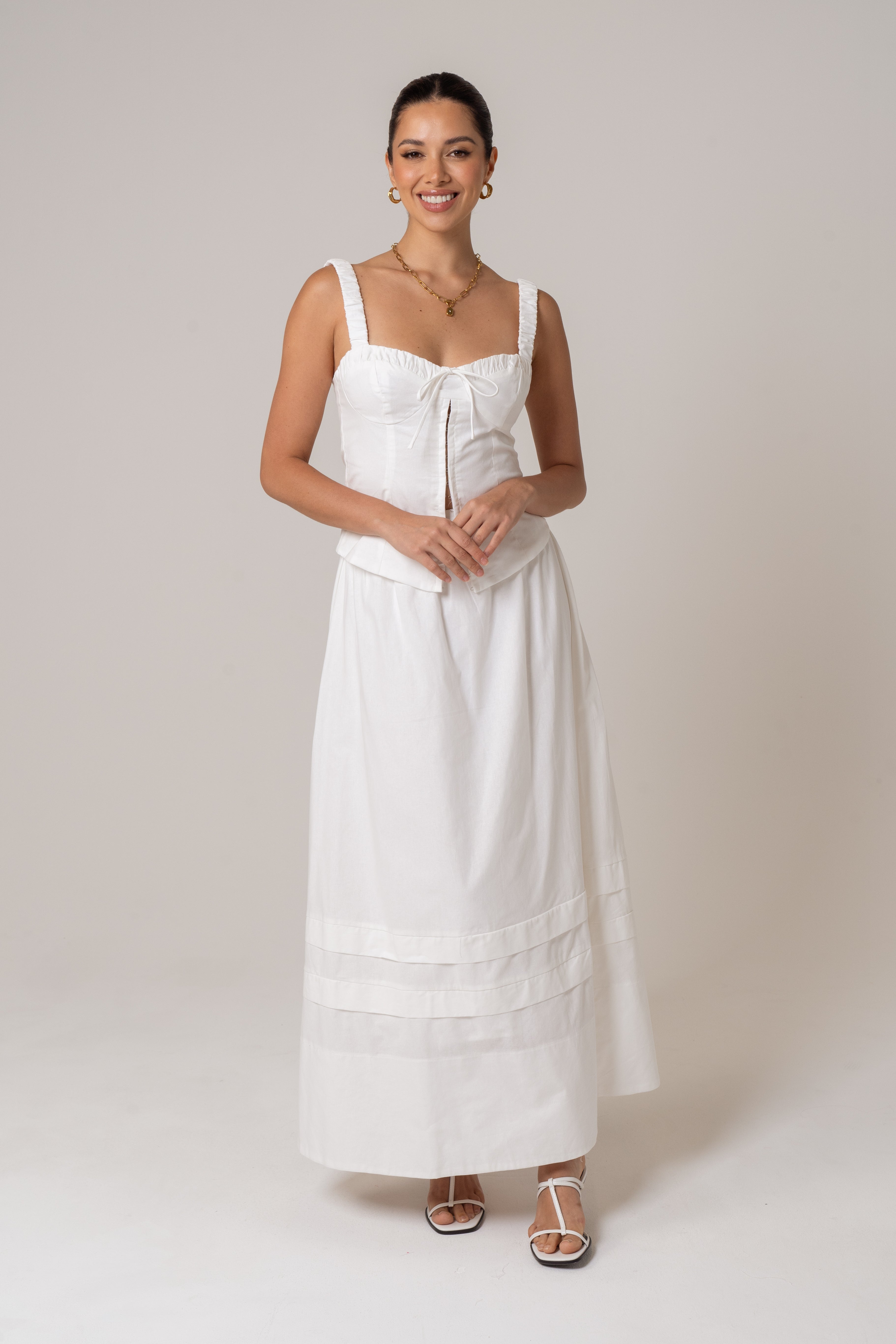 Tara Two Piece Set - Corset Top & Skirt