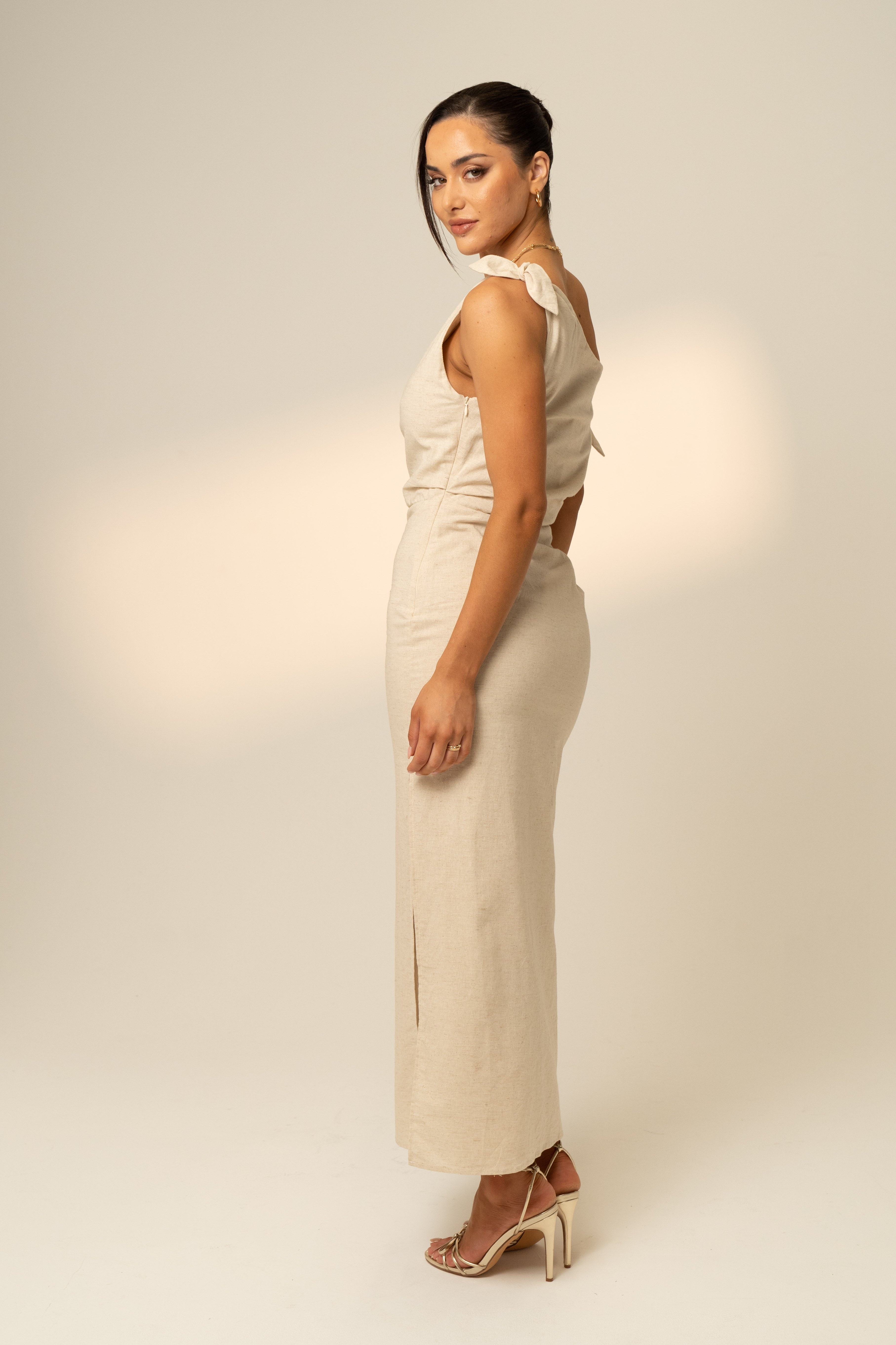 Ashley Drop Shoulder Midi Dress