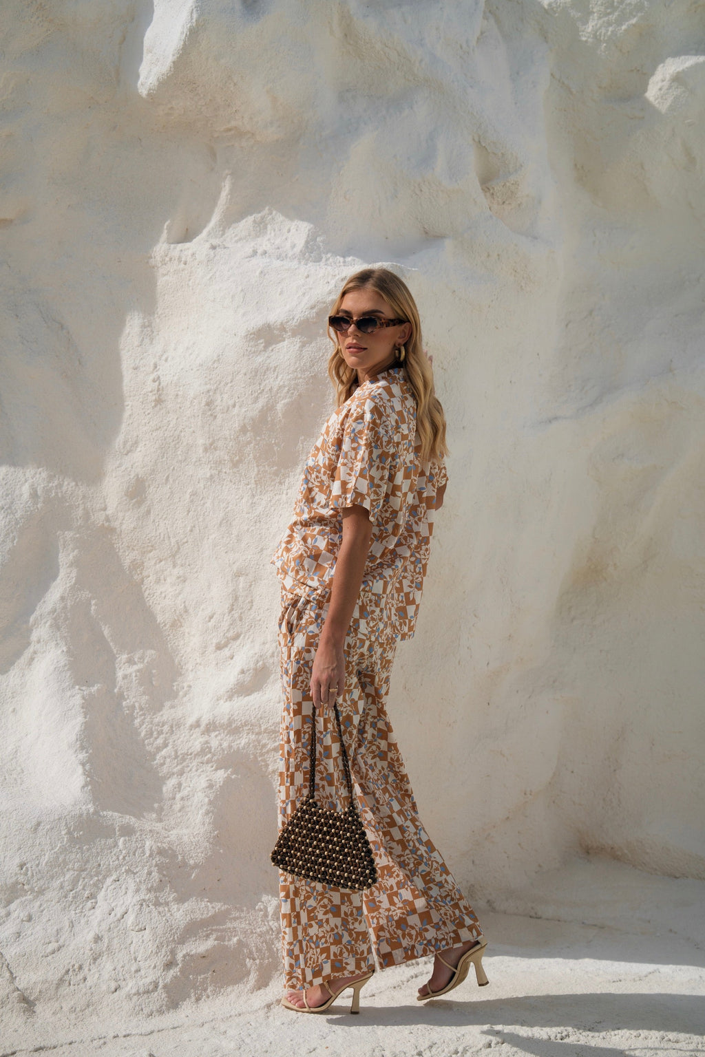 Frankie Bronze Print Top & Pant Set