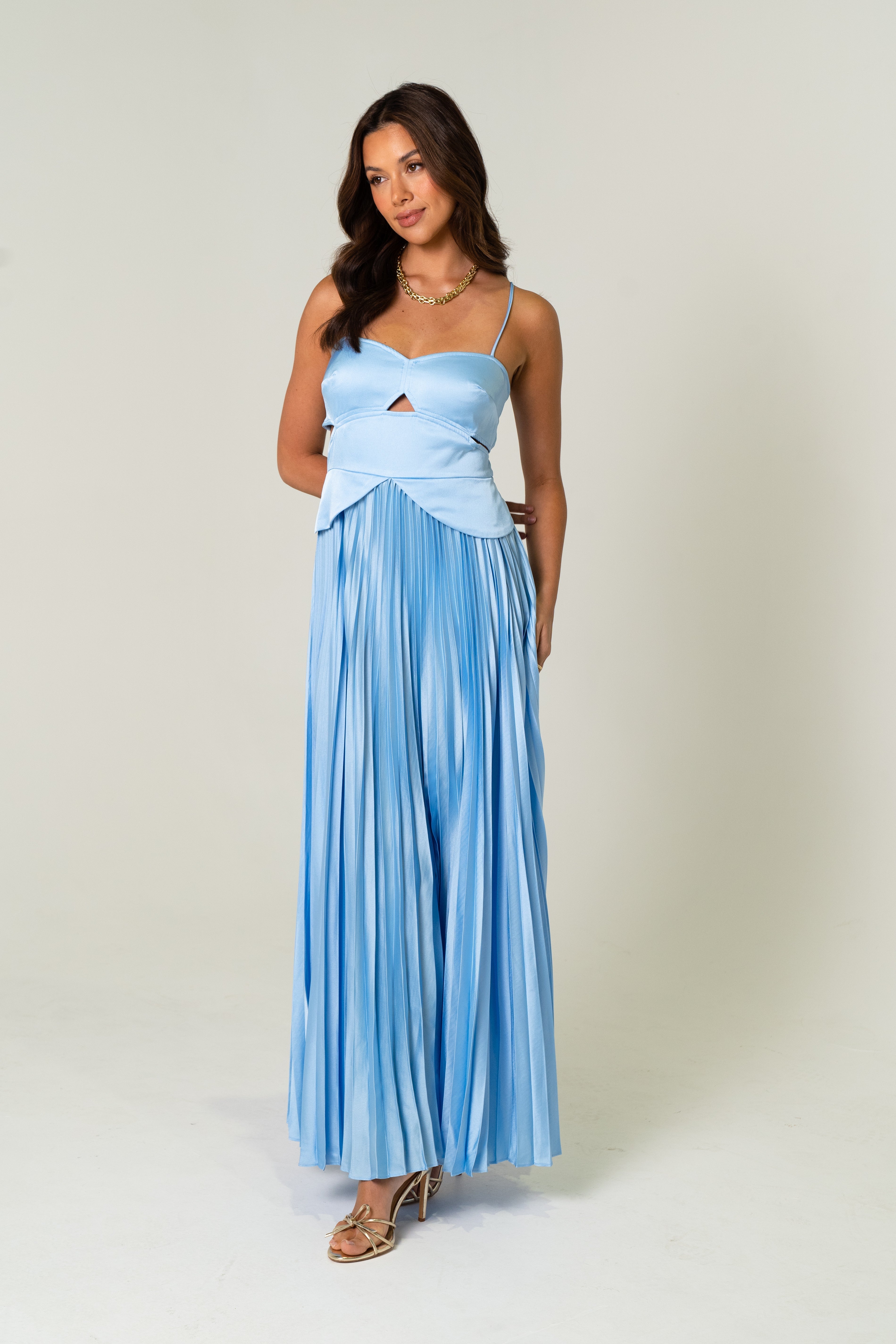 April Vintage Glam Midi Dress