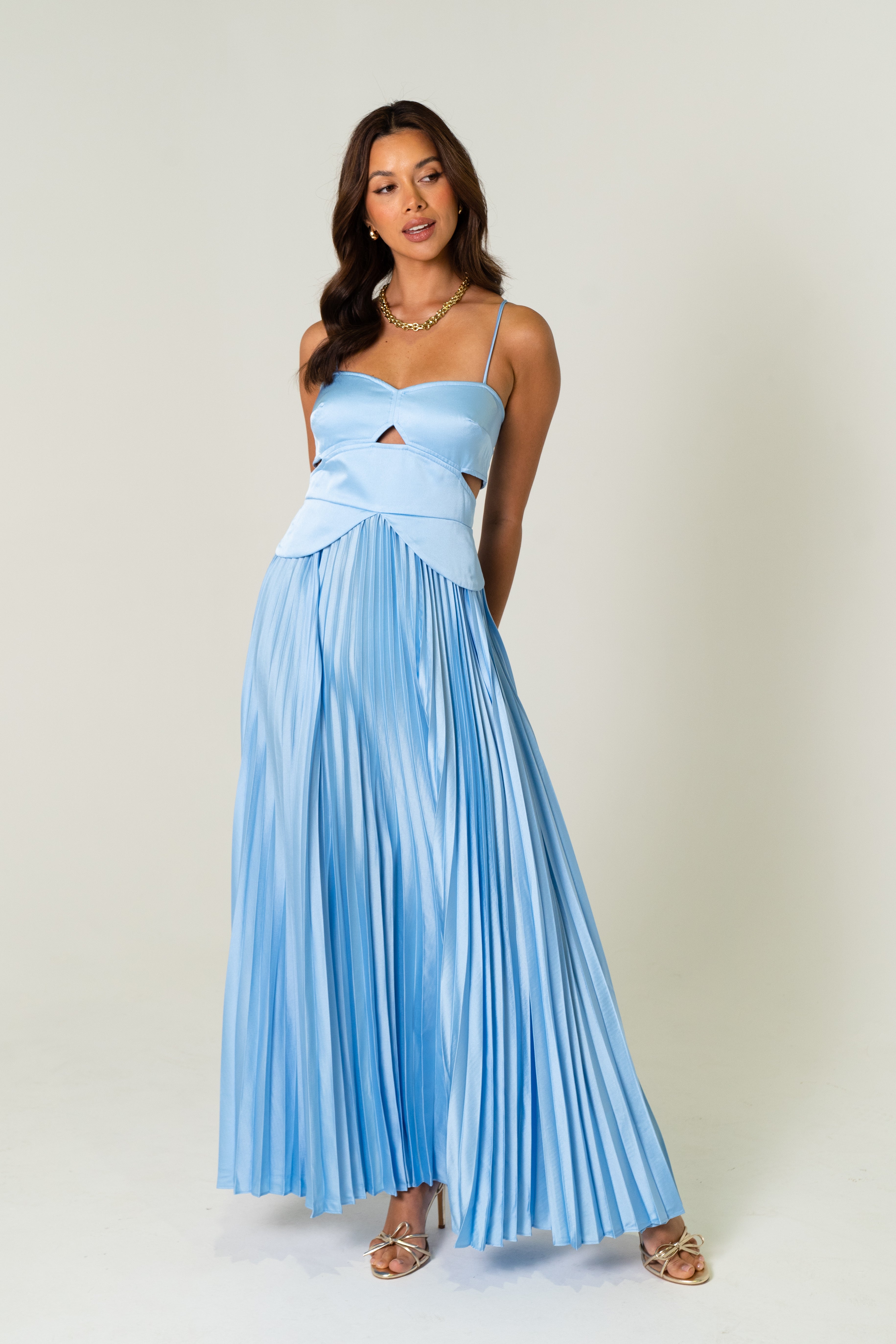 April Vintage Glam Midi Dress