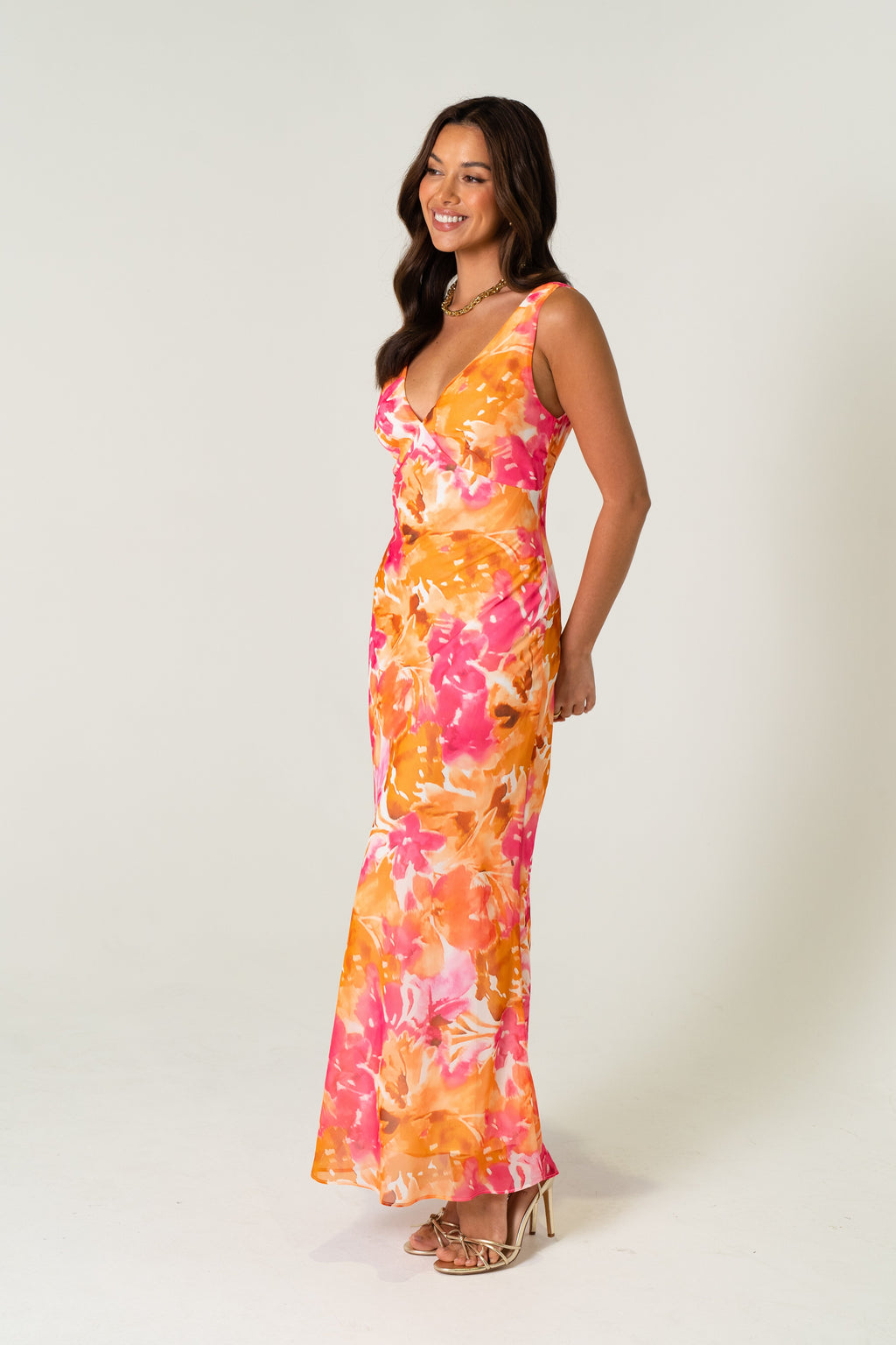 Bailey V-Neck Midi Dress