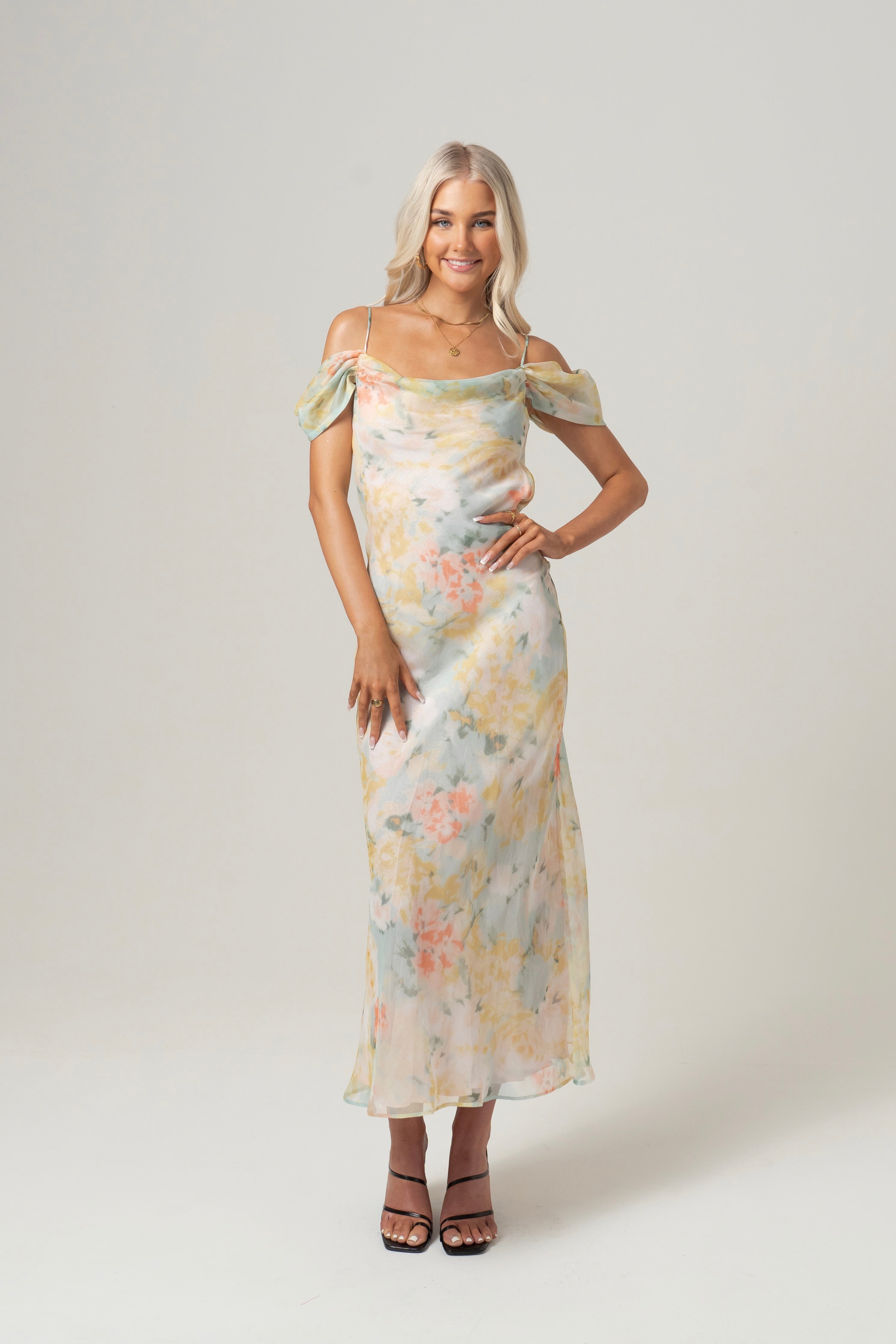 Juliette Off Shoulder Midi Dress