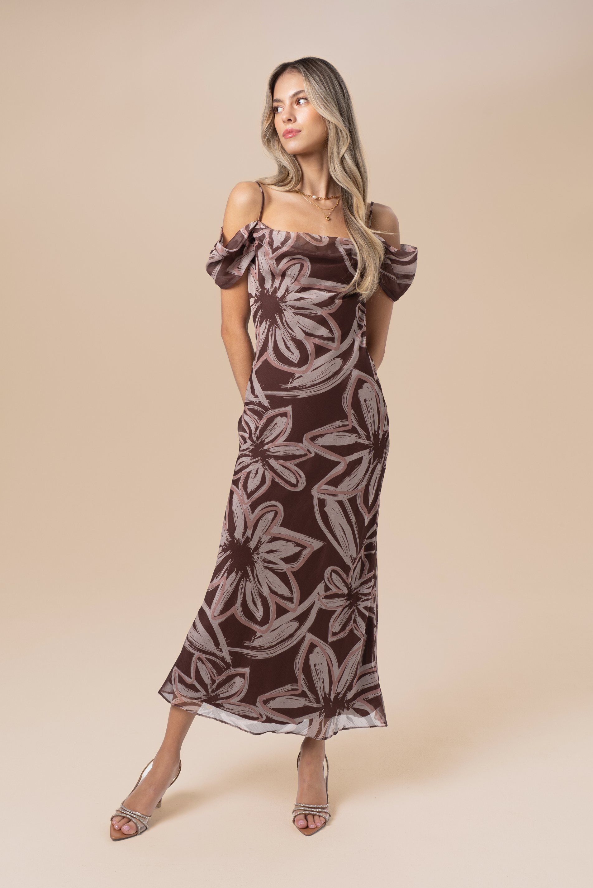 Juliette Off Shoulder Midi Dress