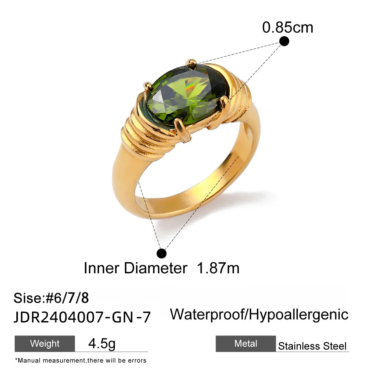 Seaside Sparkle Ring