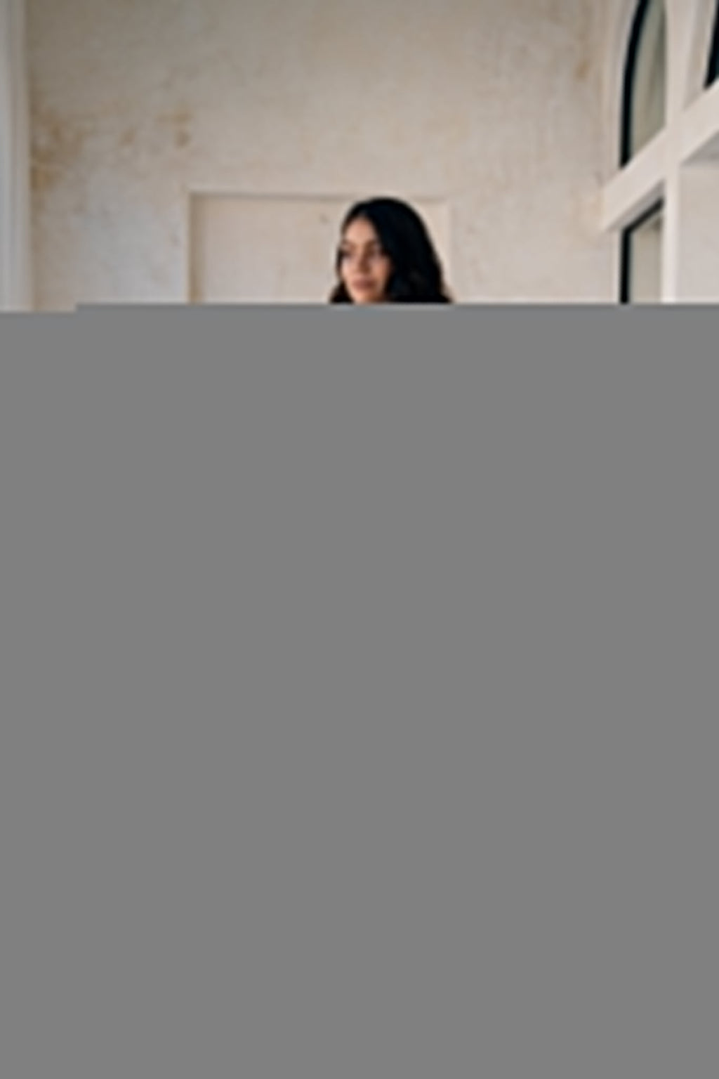 Bianca Blue Print Side Cut-Out Midi Dress