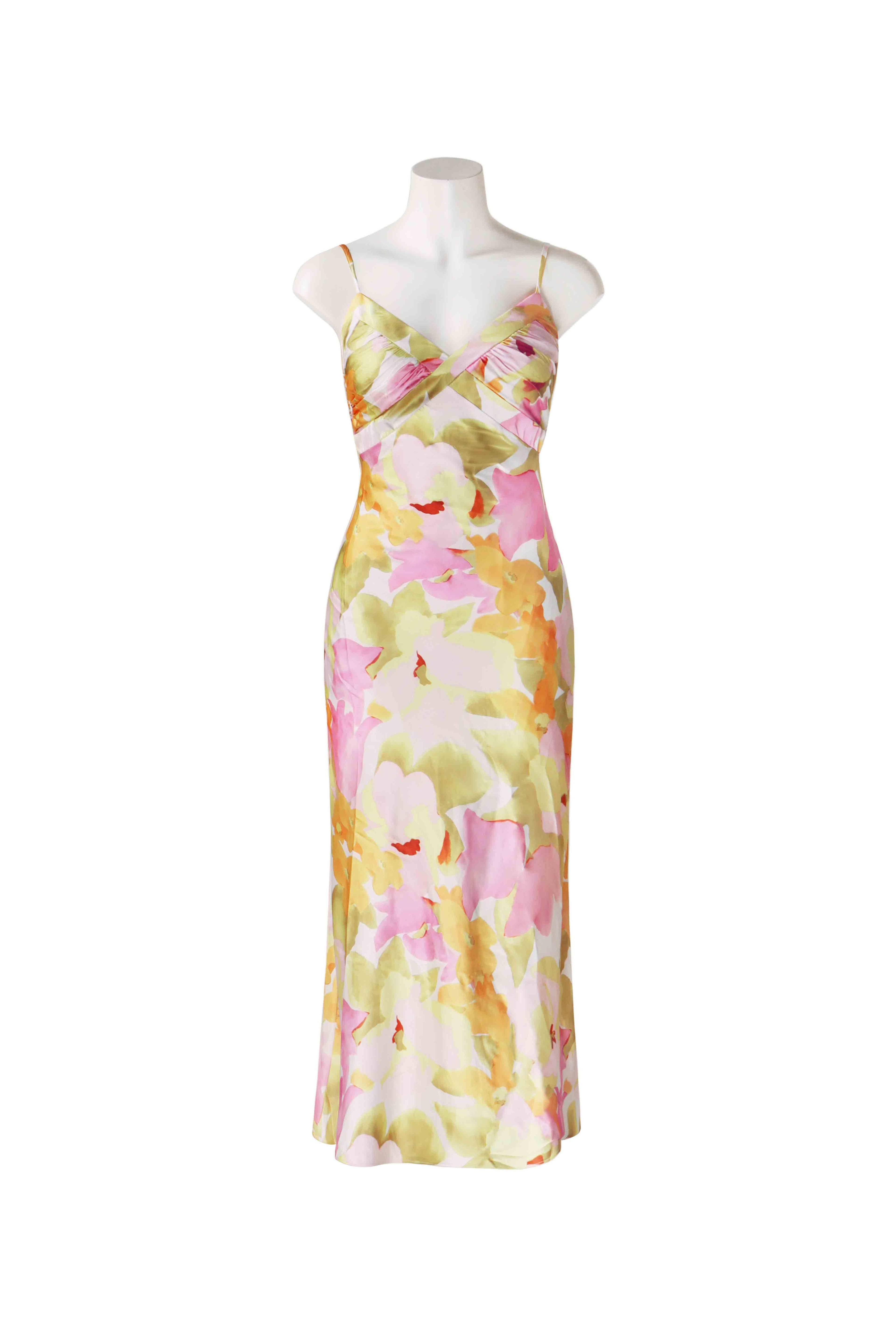 Luna Classic Satin Midi Dress